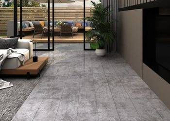 vidaXL Samoprzylepne panele podłogowe, PVC, 5,21 m², 2 mm, szare(sku330193)