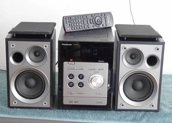Wieża Panasonic SA-PM45 pilot USB mp3 CD RDS AUX mag kol. DOSTAWA