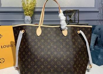 Torebka damska LV Louis Vuitton Neverfull GM monogram skóra naturalna