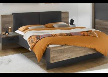 Łóżko Lorena 160x200 cm z szafkami