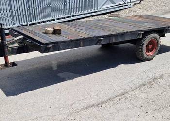 Przyczepa platforma na koparke laweta