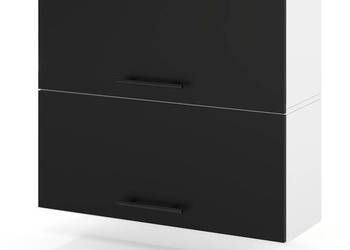 Szafka Kuchenna Wisząca Klapowa Modułowa 80cm Spremium Czarny Mat