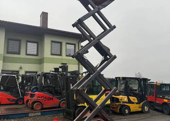 mała zwyżka nożycowa podnośnik elektryczny MANITOU 78SEC 2015r 251mtg