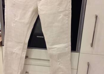 Spodnie Jeans Damskie River Island rozm / 36 Białe j Nowe