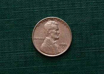USA - 1 cent (1951r) Wheat Penny, Lincoln