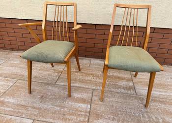 Krzesło Casala PRL art deco vintage stare krzesła 2 szt.