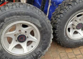 Koła felgi opony 4 x 4 Opel Campo Isuzu Trooper R15 31x10.5 frontiera