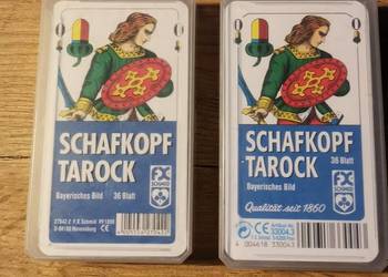 Karty do gry Skat Schafhead Tarock  Oryginalne