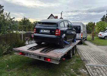 Laweta Przyczepa przyczepka 5m na 2 osie auta dmc 2700kg NAJAZDY BURTY