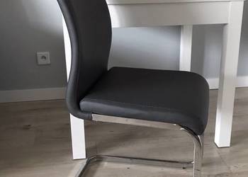 Krzesło BATIK kolor szary ekoskóra w ilości szt.3