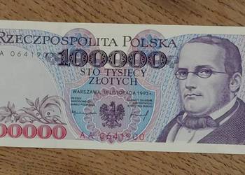 Banknot 100000 zł Moniuszko AA