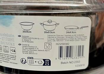 Zestaw 4 elementowy garnków nowy