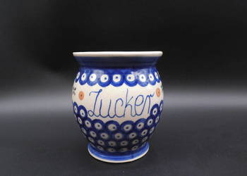 Ceramiczny pojemnik na cukier z Bolesławca