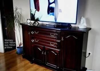Stylowa Komoda 180` (2S-4D) Włoski Orzech BEKAS Producent Mebli Promocja