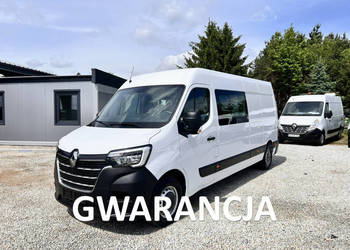 Renault Master max L3H2 7 osobowy brygadówka lift doka pełna opcja