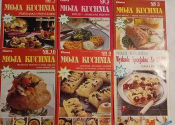 Moja kuchnia. Nr-y 1,2,3/93. 9,10/92 + wyd. specj. 32/92 r.