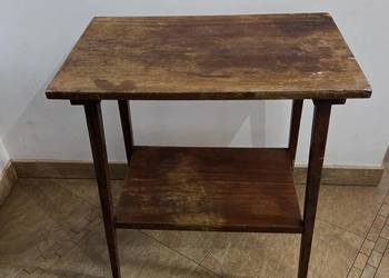 Stolik patyczak PRL – baza do renowacji / vintage loft