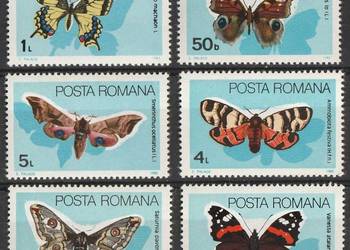 RUMUNIA - MOTYLE - 1985 - CZYSTE **
