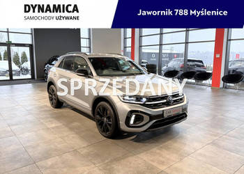 Volkswagen T-Roc VAT 23% R-Line 1.5TSI 150KM DSG 2022 r., salon PL, I właś…