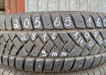 1 x DUNLOP SP LT60-8 205/65 R16C 9mm 16R Czarna Opona hurt opon