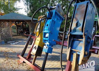 Młot hydrauliczny Krupp HM600 920kg do koparki * Grot 100 mm