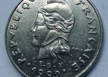 NOWA KALEDONIA-10 FRANKÓW-1992 r
