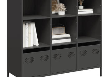 Szafka czarna 1015x39x1035 cm stal WM-851388