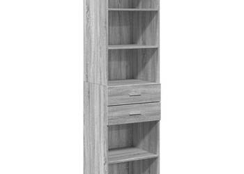 Wysoka szafka szary dąb sonoma 50x425x185 cm WM-3281460