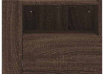 Wiszące szafki nocne 2 szt. brązowy dąb 45x30x35 cm WM-848324