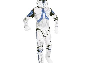 Star Wars Kostium Halloween Żołnierz-Klon Dla Chłopca 8-10 Lat