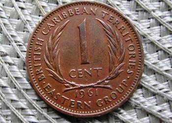 Karaiby 1 Cent 1961r