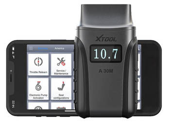 Xtool A30M V.2 interfejs diagnostyczny Bluetooth smartfon iOS Android j. po