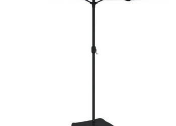 Podwójny parasol ogrodowy z LED niebieski 316x240 cm WM-362976