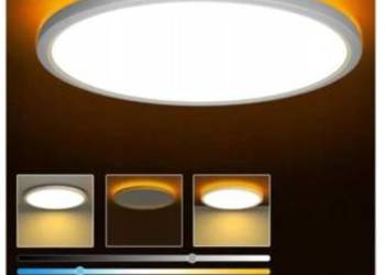 Zemsty Lampa sufitowa LED 24W plafon z pilotem zdalnego sterowania 30