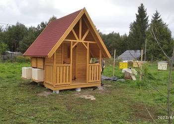 APIDOMEK, Drewniany apidomek do apiterapii, Apidomek zdrowotny z DREWNA