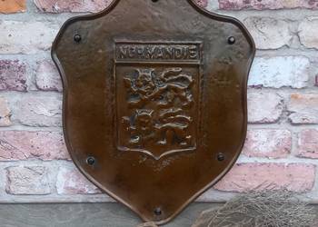 Miedziany herb Normandii, Francja