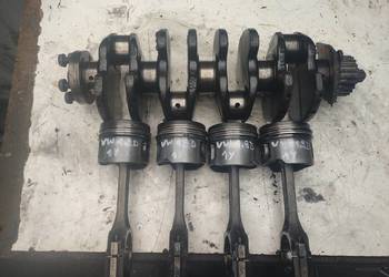VW SEAT SKODA AUDI 1,9D 1Y 1Z wał korbowy tłok korbowód