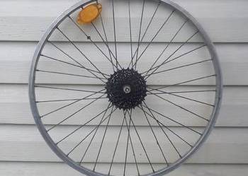 Koło tylne do roweru 24"  z zębatką SHIMANO 7-rzędowa