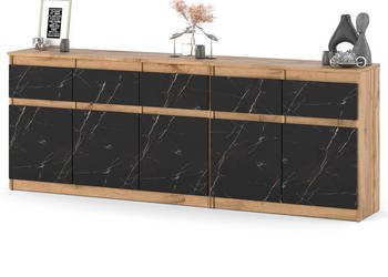 Komoda 5 Szuflad Do Salonu Sypialni Best Oleksa 200cm Wotan San Sebastian