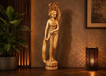 Rzeźba Figura Kobiety W Stroju Orientalnym