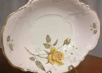 Duży Półmisek Owalny Róża Wałbrzych PRL