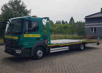 Mercedes ATEGO 1218 LAWETA POMOC DROGOWA AUTOLAWETA 4x2 ZAPADNIE LAWETA PO…