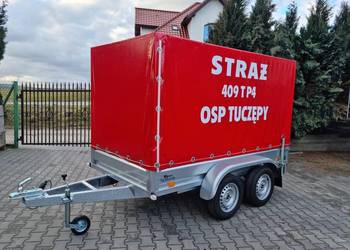 Przyczepka samochodowa 300x156 750kg PRODUCENT SIDECAR Kowalewo Pomorskie