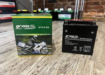 Akumulator motocyklowy GROM GTX16-BS YTX16-BS 12V 14Ah 230A