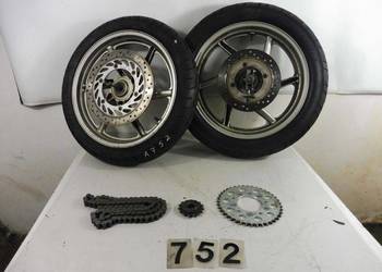 Honda CB 500 koła przód / tył łańcuch napęd 17x2.50 17x3.50 03r. A752