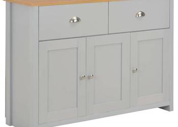 vidaXL Szafka, szara, 112 x 35 x 81 cm (SKU:283743)