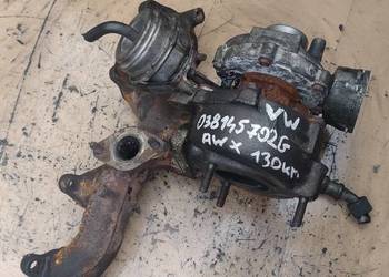 VW PASSAT AUDI A4 1,9TDI AWX Turbosprężarka 038145702G kolektor wydechowy