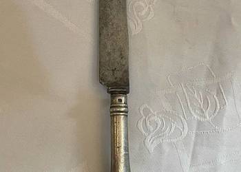 Posrebrzany nóż z Gwiazdą Dawida Posrebrzany nóż z Gwiazdą Dawida