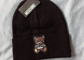 Czapka zimowa Moschino - bardzo ciepła i lekka, rozmiar UNI