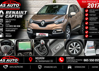 Renault Captur 1,5dCi 90KM Navi/Led/Pod.Fotele/Tempomat/Alu/Hak I (2013-20…